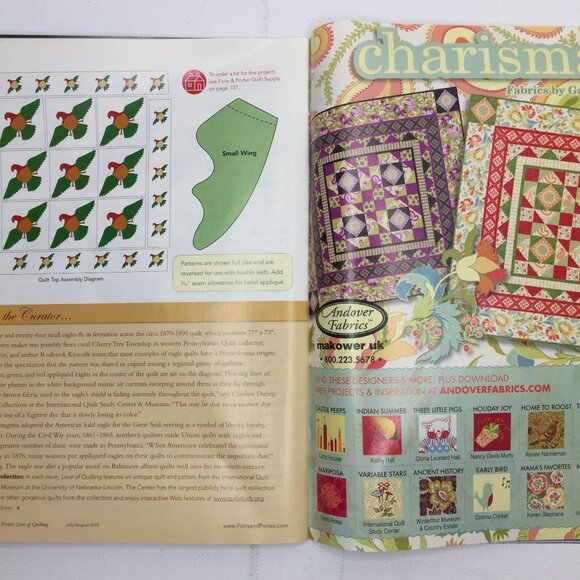 Fons & Porters Love of Quilting Magazine July August 2010 Easy Bias Techniques - Picture 10 of 14